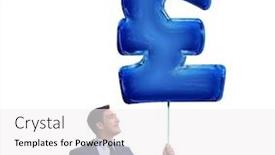  Presentation with british - Amazing slide deck having businessman-holding-british-pound-sign backdrop and a white colored foreground