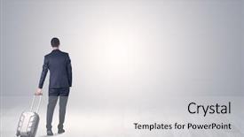  Presentation with spa white orchids black - Amazing theme having businessman in a white boundless backdrop and a  colored foreground