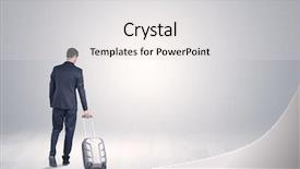  Presentation with spa white orchids black - Amazing slides having businessman in a white boundless backdrop and a  colored foreground