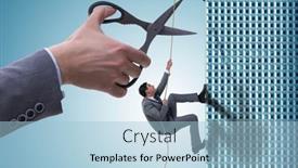  Presentation with risk - PPT layouts enhanced with businessman-in-business-risk-concept background and a light blue colored foreground