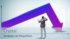  Presentation with economic - Audience pleasing slide set consisting of businessman-in-economic-crisis-concept backdrop and a lemonade colored foreground