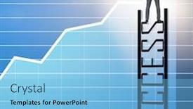  Presentation with economic - Theme consisting of businessman-in-economic-recovery-concept background and a light blue colored foreground