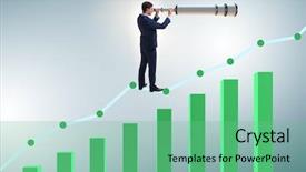  Presentation with financial planning - Amazing theme having businessman in financial planning business backdrop and a  colored foreground