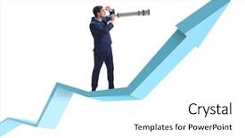  Presentation with financial planning - Cool new PPT layouts with businessman in financial planning business backdrop and a  colored foreground