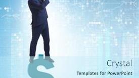  Presentation with forex trading - Presentation with businessman-in-forex-trading-business background and a cool aqua colored foreground