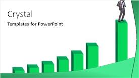  Presentation with growth - Presentation having businessman-in-growth-concept background and a white colored foreground