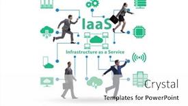  Presentation with infrastructure - Slides having businessman-in-infrastructure background and a white colored foreground