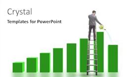  Presentation with investment - Slide set enhanced with businessman-in-investment-growth-concept background and a white colored foreground