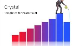  Presentation with investment - Theme with businessman-in-investment-growth-concept background and a white colored foreground