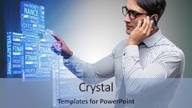  Presentation with pyramid - Cool new PPT theme with businessman in ponzi scheme concept backdrop and a  colored foreground