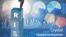  Presentation with reward - Presentation enhanced with businessman-in-risk-and-reward background and a teal colored foreground