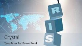  Presentation with reward - Slides having businessman-in-risk-and-reward background and a light blue colored foreground