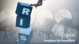  Presentation with reward - Slide deck having businessman-in-risk-and-reward background and a seafoam green colored foreground