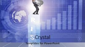  Presentation with reward - PPT layouts consisting of businessman in risk and reward background and a  colored foreground