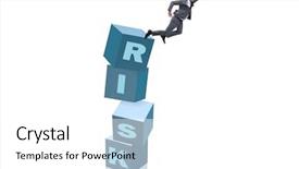  Presentation with reward - PPT theme having businessman in risk and reward background and a white colored foreground