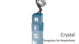  Presentation with reward - Cool new slide deck with businessman in risk and reward backdrop and a  colored foreground