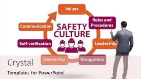  Presentation with culture - Audience pleasing presentation consisting of businessman-in-safety-culture-concept backdrop and a lemonade colored foreground