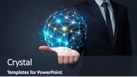  Presentation with land degradation is a global - Audience pleasing PPT layouts consisting of universe information - businessman in suit holding global backdrop and a wine colored foreground