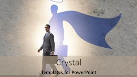  Presentation with genetics and microbiology concept dna - Presentation theme featuring businessman-in-the-alter-ego background and a coral colored foreground