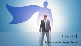  Presentation with genetics and microbiology concept dna - PPT layouts featuring businessman-in-the-alter-ego and a light blue colored foreground