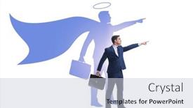  Presentation with concept gcf - Slides featuring businessman-in-the-alter-ego and a lemonade colored foreground