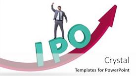  Presentation with initial public offering - Presentation having businessman-in-the-initial-public background and a white colored foreground