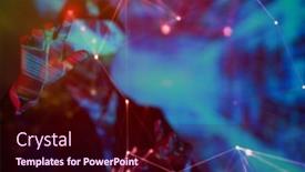  Presentation with information technologies - PPT layouts enhanced with businessman-in-virtual-reality-glasses background and a wine colored foreground