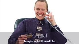  Presentation with credit card - Slide set having businessman-making-a-credit-card background and a wine colored foreground