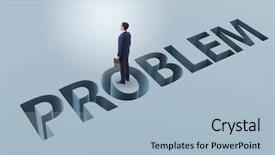  Presentation with overcoming - PPT layouts consisting of businessman overcoming business financial problem background and a light blue colored foreground