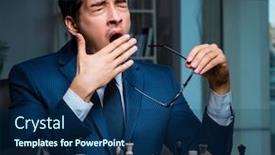  Presentation with strategy - Presentation design with businessman-playing-chess-in-strategy background and a navy blue colored foreground