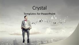  Presentation with holy quran old book - Theme with businessman reading old book mixed background and a  colored foreground