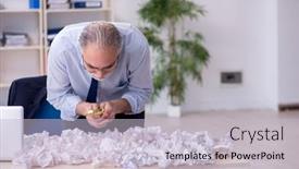  Presentation with new ideas - Beautiful PPT layouts featuring businessman-rejecting-new-ideas backdrop and a light blue colored foreground