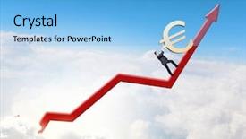  Presentation with how do i sign in - Theme with businessman rolling euro sign up background and a light blue colored foreground