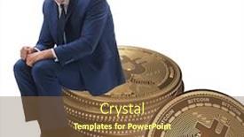  Presentation with crash - PPT layouts consisting of businessman-sad-about-bitcoin-price background and a tawny brown colored foreground