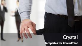  Presentation with jesus empty tomb - Colorful presentation theme enhanced with businessman showing his empty pocket backdrop and a black colored foreground