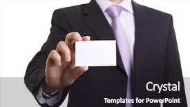  Presentation with wedding card islamic - Colorful PPT theme enhanced with businessman showing is card selective backdrop and a  colored foreground