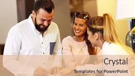  Presentation with hotel - Amazing slide deck having businessman signing bill in hotel backdrop and a lemonade colored foreground