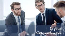  Presentation with contract and law - Colorful presentation enhanced with businessman signs a new contract backdrop and a ocean colored foreground