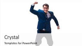  Presentation with vat value added tax isolated - Audience pleasing theme consisting of businessman siiting on the knees backdrop and a white colored foreground