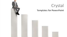  Presentation with hosanna in the highest - Beautiful PPT theme featuring businessman-sitting-on-the-highest backdrop and a white colored foreground