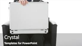  Presentation with case study type 1 diabeytic - Beautiful theme featuring businessman sitting opening brief case backdrop and a  colored foreground