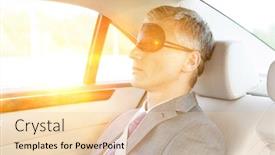  Presentation with sleeping - Slides having businessman-sleeping-with-eye-mask background and a lemonade colored foreground