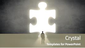  Presentation with last - Beautiful PPT layouts featuring businessman standing and looking backdrop and a mint green colored foreground