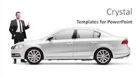  Presentation with next - Beautiful presentation design featuring businessman-standing-next backdrop and a white colored foreground