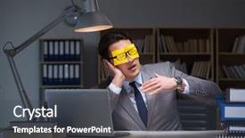  Presentation with out of africa sumatra - Amazing presentation theme having businessman staying late to sort backdrop and a  colored foreground