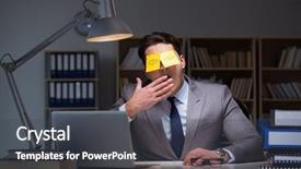  Presentation with paddle out hawaii - Slides enhanced with businessman staying late to sort background and a  colored foreground