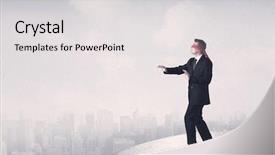  Presentation with blindfolded - Colorful presentation theme enhanced with  backdrop and a  colored foreground