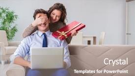  Presentation with reading - Colorful presentation design enhanced with businessman student reading a book backdrop and a  colored foreground