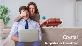  Presentation with kids reading book - Presentation design having businessman student reading a book background and a  colored foreground