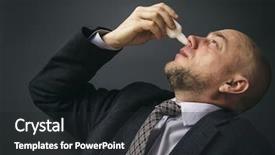  Presentation with nasal - Slides with  background and a  colored foreground